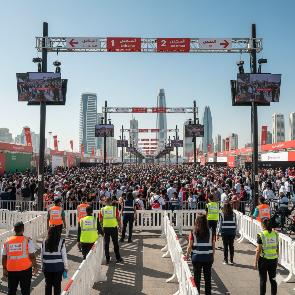 تنظيم حشود بشرية